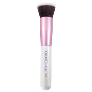 Oscar Charles Foundation Brush C129, Flat Top Liquid Foundation Makeup Brush Pink/White